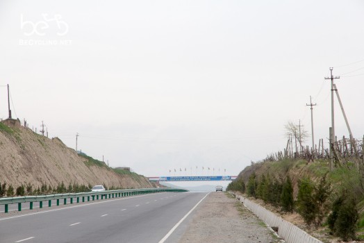 New road in Tajikistan