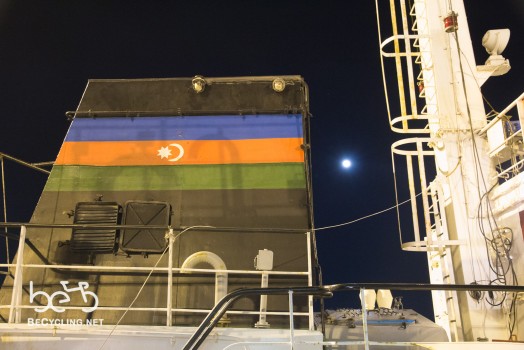 Azerbaijan Flag on their fleet