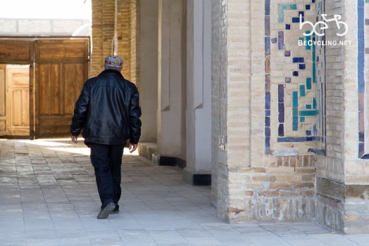 Man walking in the Mosque