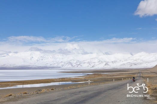 Karakol lake on the Pamir Plateau