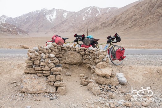 Shelters used to sleep by the shepherds gazing animals in Pamirs