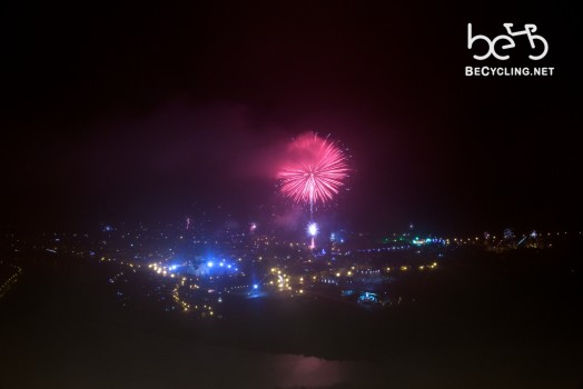 New Year's fireworks at Mtsketa