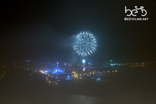 New Year's fireworks at Mtsketa