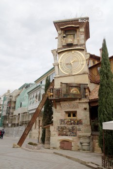 The Leaning Clock tower in the old city