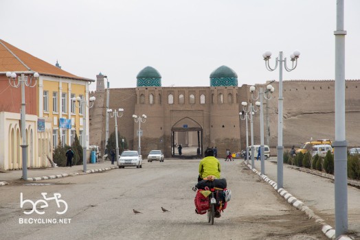 Entering in Khiva