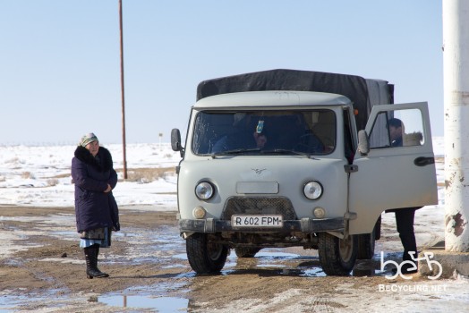 Typical kazak small truck